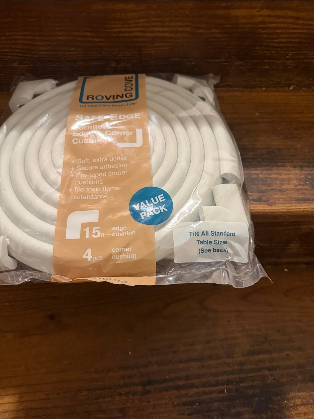Roving Cove Safe Edge White Furniture Edge & Corner Cushions